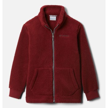 Columbia Jas Jongens, Rugged Ridge II Full Zip Sherpa Rood, 10TJUNXED